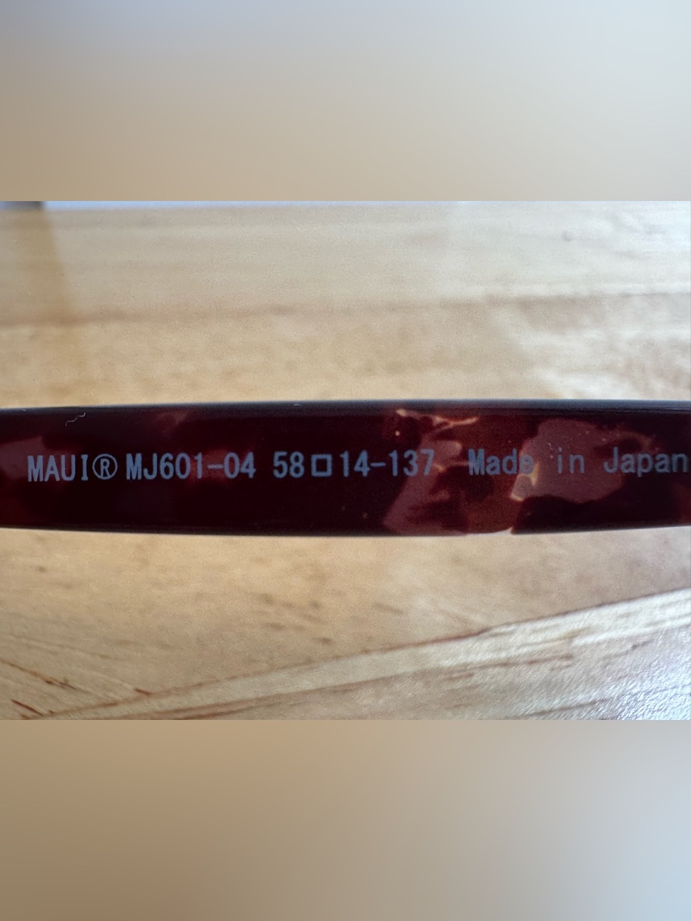 Maui Jim Liquid Sunshine MJ601-04 Maui Rose Polarized Sunglasses 58-14-137 Japan - Picture 9 of 14